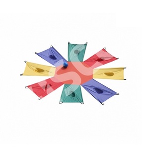 Le parachute en forme de tournesol de haute qualité est parfait pour la coordination et les compétences de renforcement d'équipe disponibles à un prix abordable - Product Image 1