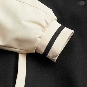 Logo personnalisé de haute qualité Polaire Dames Letterman Crop Top Varsity Vestes Bouton de gros Femmes Varsity Baseball Vestes - Product Image 4