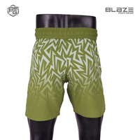 Shorts de grappling MMA personnalisés avec logo imprimé, tissu de qualité, taille élastique mi-haute, séchage rapide, respirant, vêtements d'entraînement sportif pour hommes