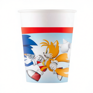 Vasos de Papel Sonic de 200 ml, Vajilla para Fiestas, Paquete de 6 Piezas - Product Image 2