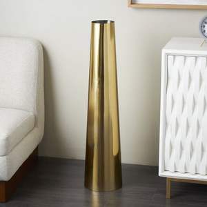 Perforated Design Modern Stainless Steel and Aluminium Tabletop Floor <b>Vase</b> Stylish Home and Wedding Decorative Flower <b>Vase</b> - Product Image 6