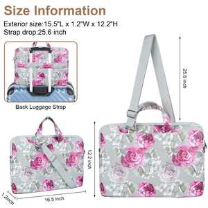 Sac pour ordinateur portable de bureau avec rembourrage antichoc, léger, sac de voyage pour ordinateur portable professionnel - Product Image 2