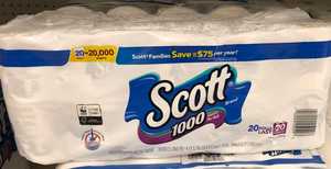 Papier toilette Scott original, 24 rouleaux, 1,000 feuilles par rouleau à bon prix - Product Image 5