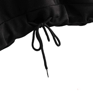 Sweat-shirt en coton personnalisé de qualité supérieure pour femmes, vente en gros, design de haut de sport à imprimé lettres, ample - Product Image 3