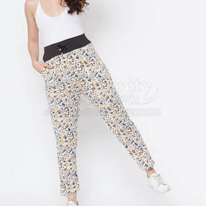 Pantalones de cintura media de ajuste regular para mujer, venta al por mayor, Pantalones de mujer de talla personalizada para uso informal - Product Image 5