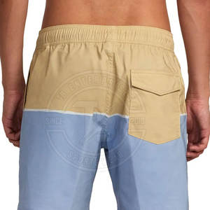 Shorts de bain pour hommes sur mesure, 100% coton, taille mi-haute, décontractés, respirants, séchage rapide, fabriqués sur mesure - Product Image 3