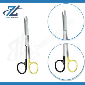 Tijeras de Afeitar Supercut Manuales de Acero Inoxidable, Curvas y Afiladas de 130 mm, Instrumentos Quirúrgicos con Certificación CE, Hechas en Pakistán - Product Image 3