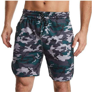 <b>Men's</b> Customized Summer Athletic <b>Camo</b> Board <b>Shorts</b> Quick Dry Breathable Anti-Wrinkle Solid Pattern Casual OEM Service Available - Product Image 2