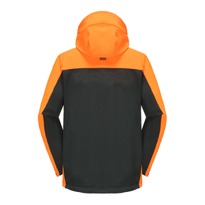 Veste pour homme en polaire polyester imperméable et chauffante, personnalisable avec logo, service OEM, streetwear d'hiver pour l'extérieur, respectueuse de l'environnement - Product Image 2