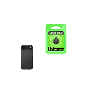 Protector de Lente de Cámara de Vidrio Templado Negro Premium CL-07 para iPhone 17 Air Guard, Accesorios para Lentes de Teléfono - Product Image 1