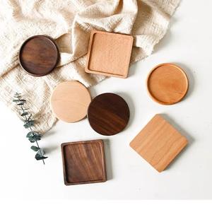 Juego de Posavasos Rústicos de Madera, Duraderos, de Madera Natural, para Proteger las Mesas del Calor y las Salpicaduras - Product Image 4