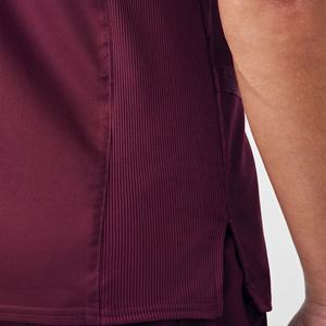 Uniforme de manga corta con cuello en V y pantalones elásticos listo para enviar para hombre, ropa médica personalizada para proveedor mayorista - Product Image 5