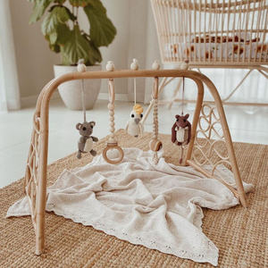 Rattan <b>play</b> gym hot selling natural baby gyms good deal playgym <b>mat</b> kid product wholesale supply - Product Image 6