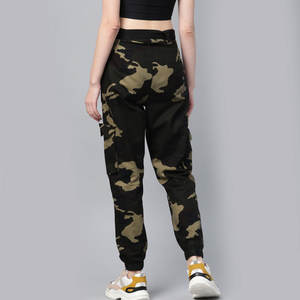 2025 pantalones Cargo de calle informales más populares Pantalones de mujer Cargo de camuflaje de moda - Product Image 3