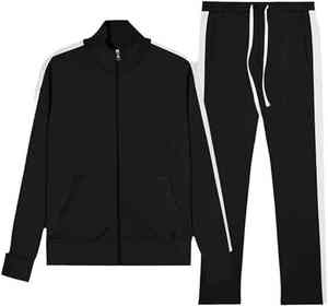 Chándal de invierno para hombre al aire libre, suéter de lana multicolor, conjunto de 2 piezas, chándal de talla grande al por mayor, sudor - Product Image 5