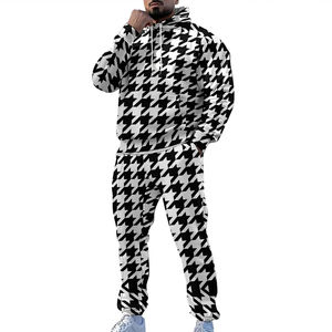 Sudaderas Personalizadas al por Mayor, Conjuntos Deportivos Casuales Lisos o Estampados, Trajes Deportivos Cálidos y Suaves de Algodón con Bordado para Hombre - Product Image 1