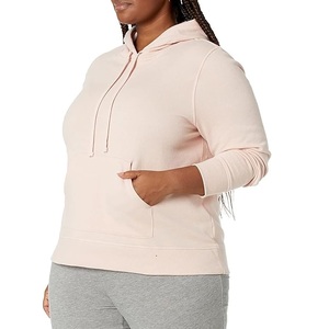 Nueva llegada de mujer 100% algodón manga larga cuello redondo hombro pendiente sólido cómodo pulóver CON CAPUCHA DE Bangladesh - Product Image 4