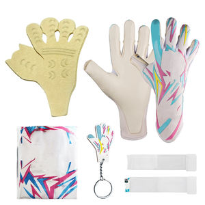 Gants de gardien de but professionnels de dernière génération, doigts entiers, imperméables, bracelet réglable, fermeture à lacets, légers - Product Image 2