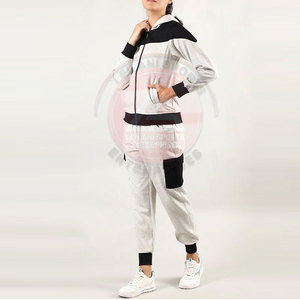 Wholesale Women's Winter Solid Casual Cotton Tracksuits Quick Dry Long Sleeves 2-Piece <b>Set</b> - Product Image 2
