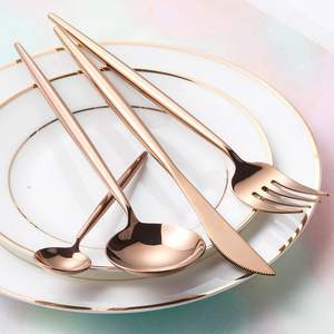 Elegant high quality stainless steel metal cutlery set crafted with <b>mirror</b> finish for five <b>star</b> hotels and luxury homes - Product Image 4
