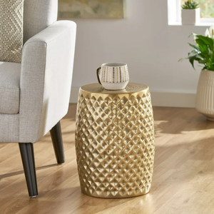 Table d'appoint ronde en métal martelé fabriqué à la main au design moderne de luxe Prix pour la maison Hôtel Salon ou salle à manger - Product Image 6