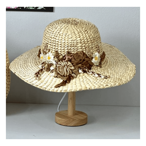Sombreros de Jacinto de Agua, Material Tejido Natural de Jacinto de Agua, Creado para Estilo de Moda y Uso Casual, Vietnam - Product Image 5