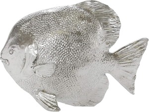 Charmante figurine de poisson en argent pièce maîtresse de table élégante pour la décoration intérieure bureau affichage cadeau pièce maîtresse de salon - Product Image 4