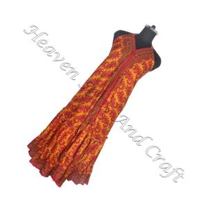 SD008 สารี/ส่าหรี/ชารีอินเดียและปากีสถานเสื้อผ้าจากอินเดียฮิปปี้BohoอินเดียHandmadeสตรีVINTAGE Sariผ้าไหม - Product Image 5