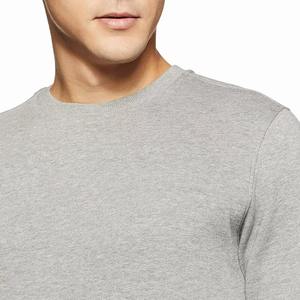 Sweat-shirt pour hommes à col rond de haute qualité avec logo personnalisé sans marque coupe régulière polaire écologique 250g coton maximiser l'usure pour - Product Image 3
