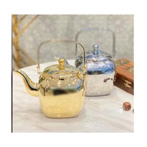 Tetera de Metal Dorado de la Mejor Calidad para Restaurante, Tetera Decorativa para Servir Café en la Mesa, en India - Product Image 6