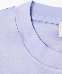 Camisetas en blanco suaves y brillantes de lujo con cuello redondo de talla grande para hombre, camisetas personalizadas de algodón mercerizado doble para Fitness para hombre - Product Image 4
