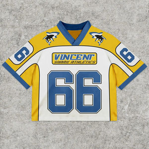 Maillot de football américain personnalisé en gros de haute qualité 2025 uniforme d'équipe en maille brodée de style NFL - Product Image 3