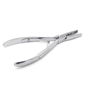 Alicates para extensiones de cabello 2025, venta al por mayor, juego de herramientas para extensiones de cabello de trama de acero inoxidable con hilos de nailon, microperlas, agujas - Product Image 1