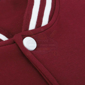 Chaqueta Letterman Extra Grande de Alta Calidad para Hombre, Cuello Alto, Diseño Invernal de Última Moda, Transpirable, Servicio OEM, Personalizable - Product Image 2
