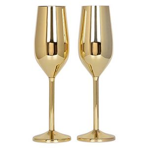Wholesale Stainless Steel Wine Glasses Metal Stem Wine Goblets Red Wine Champagne Drink <b>Cup</b> Glass for Wedding Party - Product Image 3