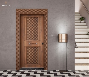 ประตูเหล็กหรูหรา ABSDOOR MILA สำหรับอพาร์ทเมนต์ โรงแรม วิลล่า ภายในบ้าน ป้องกันความร้อนและเสียง ความปลอดภัยสูง ปรับแต่งได้ - Product Image 4
