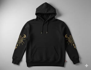 Sudadera con capucha de algodón 100% para hombre, Sudadera con capucha con estampado personalizado de peso pesado de alta calidad, ropa de calle con cuello forrado, jersey de gran tamaño - Product Image 4