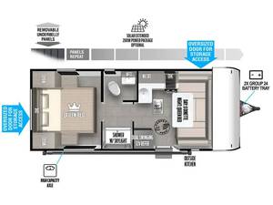 2026 Used F-o-r-e-s-t R-i-v-e-r Wildwood F-s-x 161QK - Product Image 2
