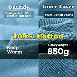 Sudadera con capucha de lavado ácido de gran tamaño de alta demanda para hombres, ropa de calle personalizada, suéter de moda, proveedor de sudaderas con capucha a granel, venta al por mayor - Product Image 6