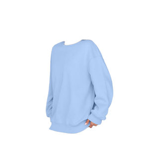 Chándal de Invierno de Manga Larga para Mujer, Suministro OEM, Venta al por Mayor, Poliéster y Algodón, Ligero, Informal, Corte Regular, Bolsillos Laterales, Talla Grande - Product Image 3