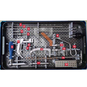 Clavo Intramedular Femoral de Aleación de Titanio de Alta Calidad, Instrumentos Especiales Manuales, Jaula de Fusión, Cirugía, Empaque Surgiright, CE - Product Image 1