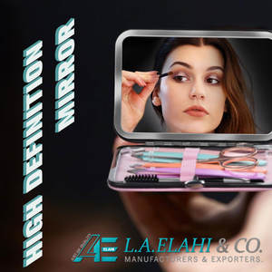 Meilleures ventes : Ensemble de pinces de précision luxueuses 7 en 1 pour femmes avec étui de voyage, ciseaux en acier inoxydable, miroir dans une boîte - Product Image 4