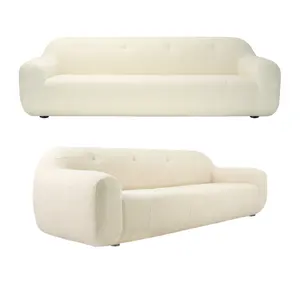 Luxury White Nordic Design Sofa Furniture Competitive Price Couch Living Room Sofas Customization Sofas Furniture Living Room