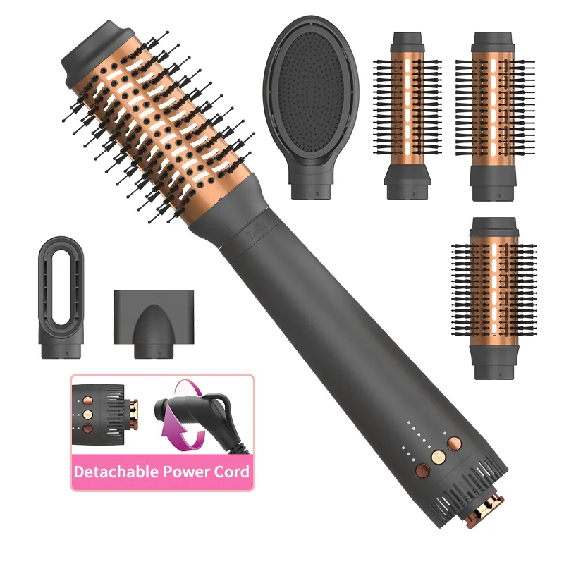 2022 Hot Selling Lisiproof Hair Dryer Brush Hair Styling Tools Styler 5 in 1 Hot Air Brush