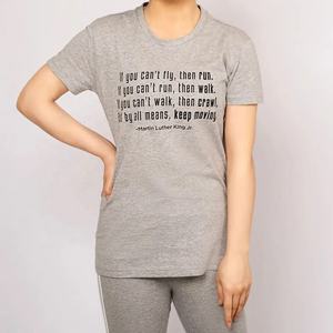 T-shirt à manches courtes pour femmes, impression personnalisée, Logo brodé, décontracté, vierge, pour femmes, à vendre avec carte d'étiquette - Product Image 1