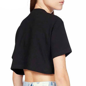 Venta al por mayor de calidad superior última ropa de mujer personalizada ropa de invierno Crop Top sudaderas con capucha nuevo diseño Oem servicio mujeres Crop Top sudaderas con capucha - Product Image 3