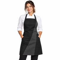 Tablier de cuisine pour femme, léger et respirant, avec sangle de cou réglable, ajustement confortable, idéal pour la restauration