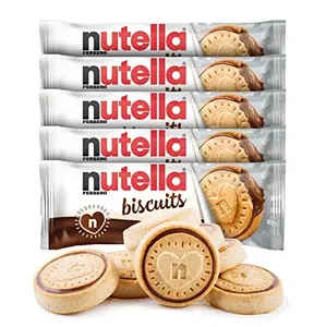 Nieuwe Nutella Koekjes Koekjes Gevuld Met Hazelnoot Uitgespreid Chocolade Snackpakket