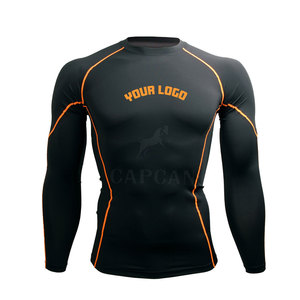 Completamente personalizado de los hombres transpirables Peking Sports Rash Guard Premium usado solo ropa deportiva - Product Image 5