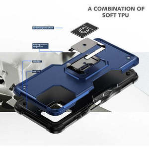 Funda Magnética Antigolpes con Anillo para Samsung Galaxy S25 Ultra, Color Rosa - Product Image 2